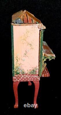 DOLLHOUSE handcrafted DOLL HOUSE Miniature orig $299