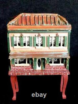 DOLLHOUSE handcrafted DOLL HOUSE Miniature orig $299