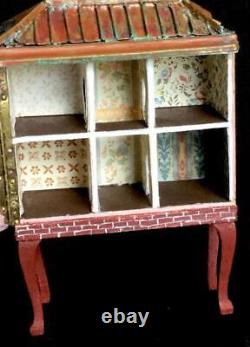 DOLLHOUSE handcrafted DOLL HOUSE Miniature orig $299