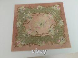 DOLLS HOUSE MINIATURES 112th LARGE AUBUSSON STYLE NEEDLEPOINT CARPET ARTISAN