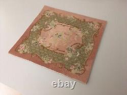 DOLLS HOUSE MINIATURES 112th LARGE AUBUSSON STYLE NEEDLEPOINT CARPET ARTISAN