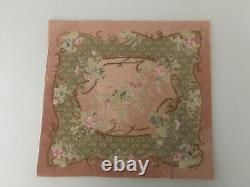 DOLLS HOUSE MINIATURES 112th LARGE AUBUSSON STYLE NEEDLEPOINT CARPET ARTISAN