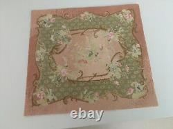 DOLLS HOUSE MINIATURES 112th LARGE AUBUSSON STYLE NEEDLEPOINT CARPET ARTISAN