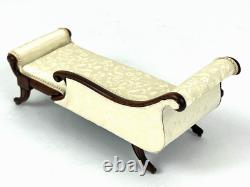 David Booth Vintage Chaise Lounge Doll House Artisan 1/12 Miniature IGMA