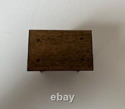 David Hurley Medieval Carved Oak Stool Miniature Dollshouse