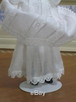 Debra Hammond Victorian Lady Doll White Lace Artisan Dollhouse Miniature DH-M300