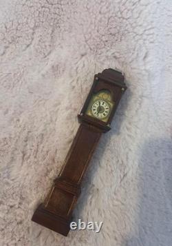 Dennis Jenvey Hand Signed Dolls House Miniature 112 Artisan Long Case Clock