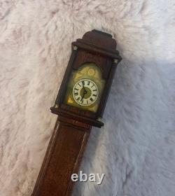 Dennis Jenvey Hand Signed Dolls House Miniature 112 Artisan Long Case Clock