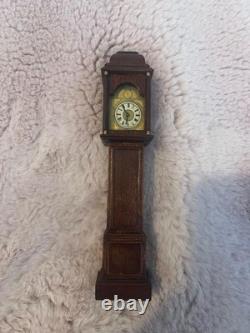 Dennis Jenvey Hand Signed Dolls House Miniature 112 Artisan Long Case Clock