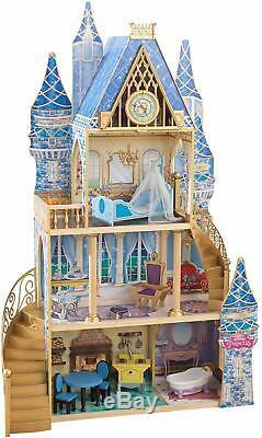 Disney Princess Doll House Cinderella Dolls House 5 rooms 11pc furniture