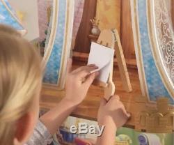 Disney Princess Dollhouse Girls Wooden Role Play Inc Furniture Xmas Present