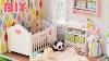 Diy Dollhouse Miniature Nursery Room Baby Crib Decor Changing Table