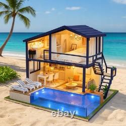 Diy Miniature Doll House Kit Craft Family Fun Model Building Toy