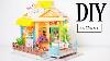 Diy Miniature Dollhouse Kit Milktea Shop Miniature Land
