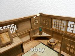 Doll House Figure Japanese-style Tatami Room Twilight Handmade Miniature Kit