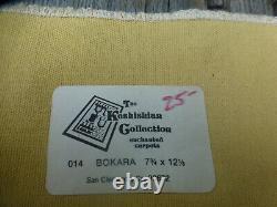Doll House Miniature Keshishian Collection Carpet Bokara Rug 7 3/4 x 12 1/8