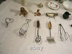 Doll House Miniatures, Lavatory Setup, Approx. 38 pieces, Vintage, 2 broken items