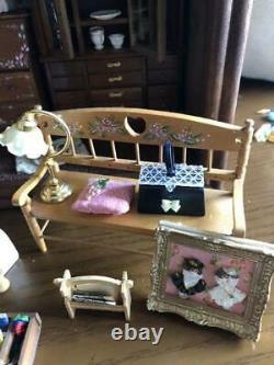 Doll House Miniatures Living Room Box Collectable Wooden Antique Rare