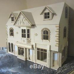 Doll House YORK ST Row of 3 Shops with 6 Rooms Above 1/12 SCALE KIT