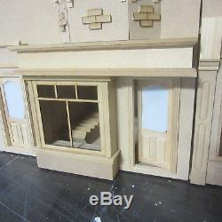 Doll House YORK ST Row of 3 Shops with 6 Rooms Above 1/12 SCALE KIT