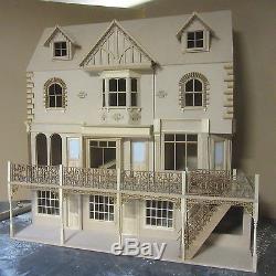 Doll House YORK ST Row of 3 Shops with 6 Rooms Above 1/12 SCALE KIT