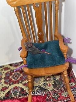 DollHouse Miniature Mouse Realistic Handmade Rat OOAK 112 Dolls House Art Doll