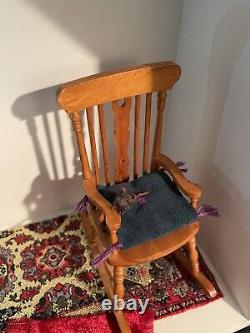 DollHouse Miniature Mouse Realistic Handmade Rat OOAK 112 Dolls House Art Doll