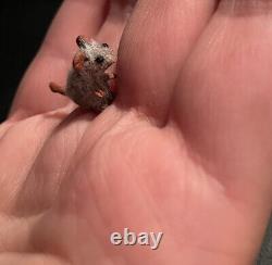 DollHouse Miniature mouse Realistic Handmade OOAK Rat 112 Dolls House Pet