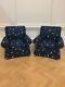 Dollhouse Doll House Miniature Artist Signed Pair Of Christmas Lights Chairs-new