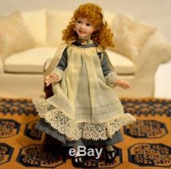 Dollhouse Doll Porcelain Girl 112 Dollhouse Artist Pat Melvin