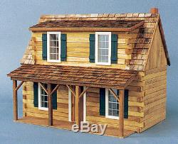 Dollhouse Kit Adirondack Log Cabin J550