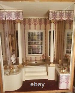 Dollhouse Miniature Artisan Class Bathroom Roombox