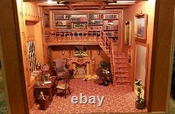 Dollhouse Miniature Artisan Class Library Roombox