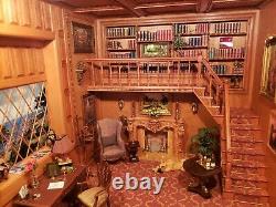 Dollhouse Miniature Artisan Class Library Roombox