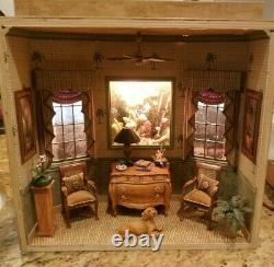 Dollhouse Miniature Artisan Class Roombox Aquarium