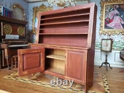 Dollhouse Miniature Artisan David White Country Welsh Cupboard Signed 112