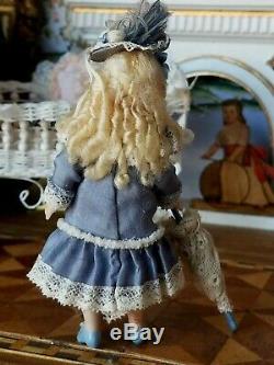 Dollhouse Miniature Artisan Jem French Reproduction Doll 112