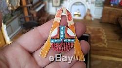 Dollhouse Miniature Artisan Rainbow Hand Native American Display
