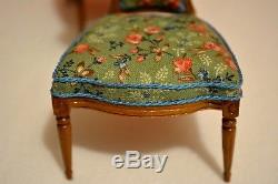 Dollhouse Miniature Chairs 112 Artist Nancy Summers Signed set of 2