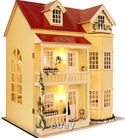 Dollhouse Miniature DIY House Kit Manual Creative With Furniture Romantic Art