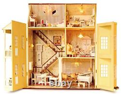 Dollhouse Miniature DIY House Kit Manual Creative With Furniture Romantic Art