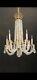 Dollhouse Miniature Handcrafted Crystal Chandelier 5 Candle Lights 112 12v