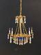 Dollhouse Miniature Handcrafted Crystal Chandelier Russian Style 112 12v
