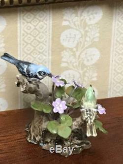 Dollhouse Miniature Mary Mcgrath Chickadee Bird Sculpture