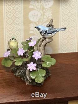 Dollhouse Miniature Mary Mcgrath Chickadee Bird Sculpture