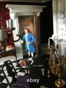 Dollhouse Miniature Ooak Palatial Room Box/diorama