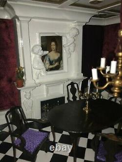 Dollhouse Miniature Ooak Palatial Room Box/diorama