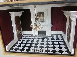 Dollhouse Miniature Ooak Palatial Room Box/diorama