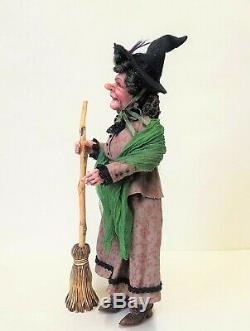 Dollhouse Miniature Rare Jodi & Richard Creager Witch Doll 1/12th Scale