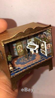 Dollhouse Miniature Room Box 1144 Scale
